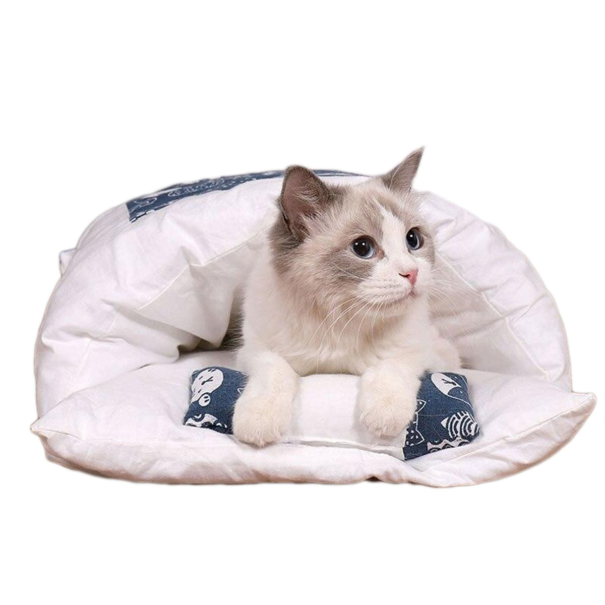 Vintersovpåse för Katter – CozyPaws DreamNest