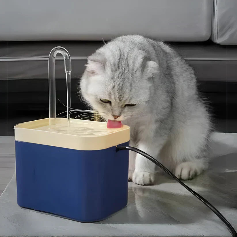 Stille automatisk vandfontæne til katte - PureFlow