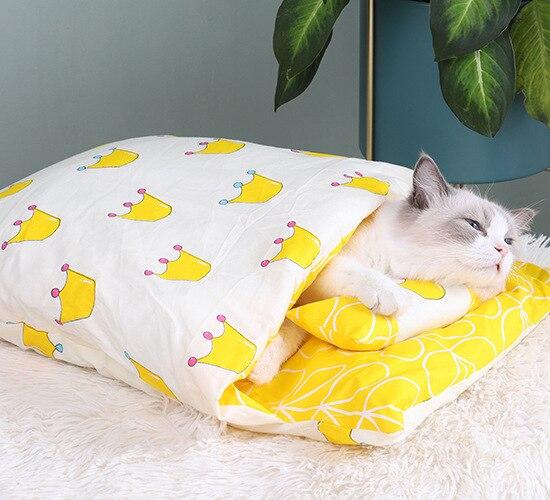 Vintersovpåse för Katter – CozyPaws DreamNest