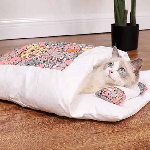 Vintersovpåse för Katter – CozyPaws DreamNest
