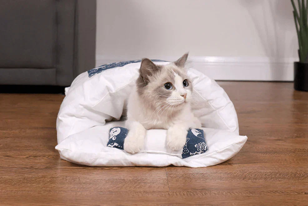 Vintersovpåse för Katter – CozyPaws DreamNest