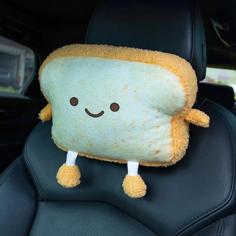 Emoji Toast Kudde för Vänner - Mjuk Plysch Nackstöd