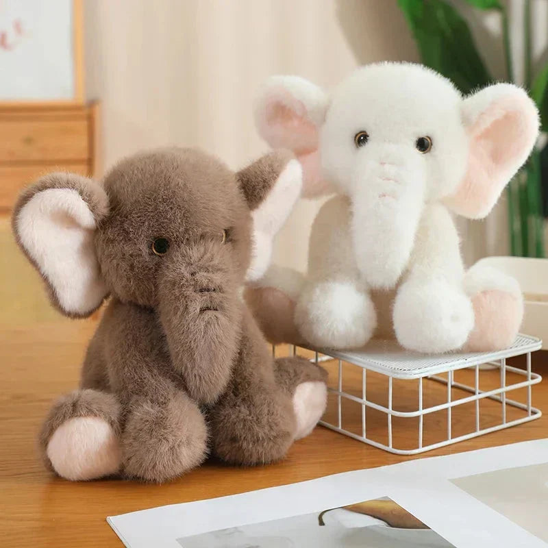 Söta och mjuka elefantplyschdjur