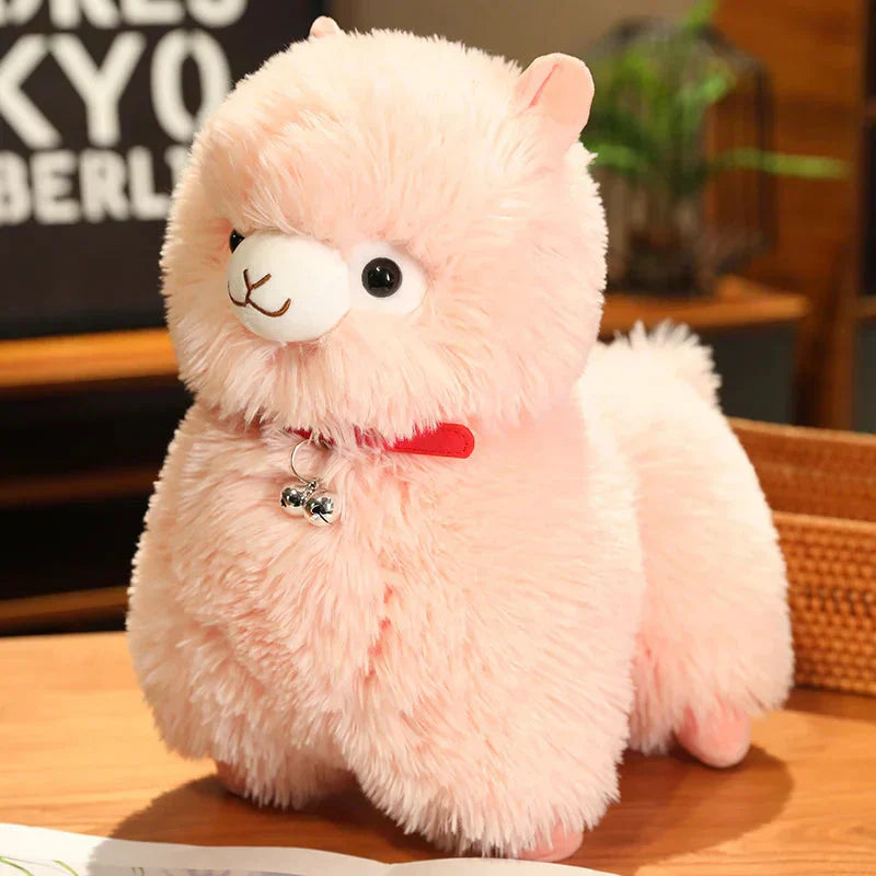 Fuzzy Alpacka Lama Mjukisdjur med Bjällra