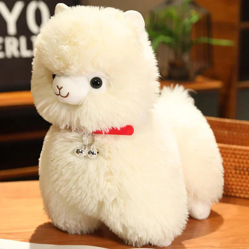 Fuzzy Alpacka Lama Mjukisdjur med Bjällra