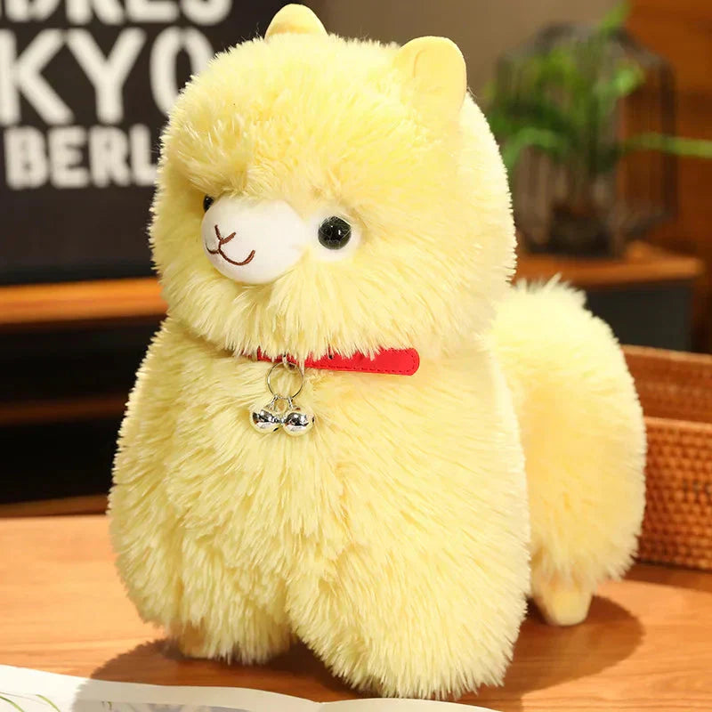 Fuzzy Alpacka Lama Mjukisdjur med Bjällra