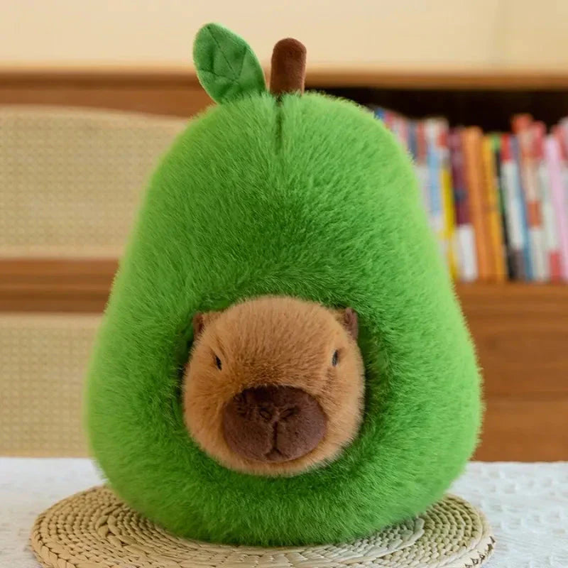 Blødt Plüsch Capybara i Avocado Design