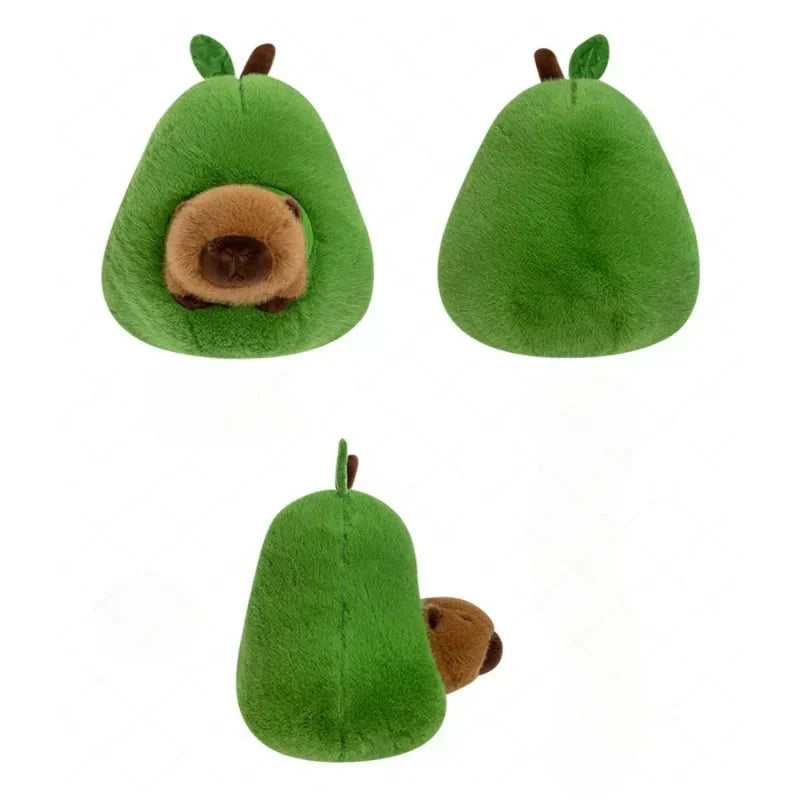 Blødt Plüsch Capybara i Avocado Design