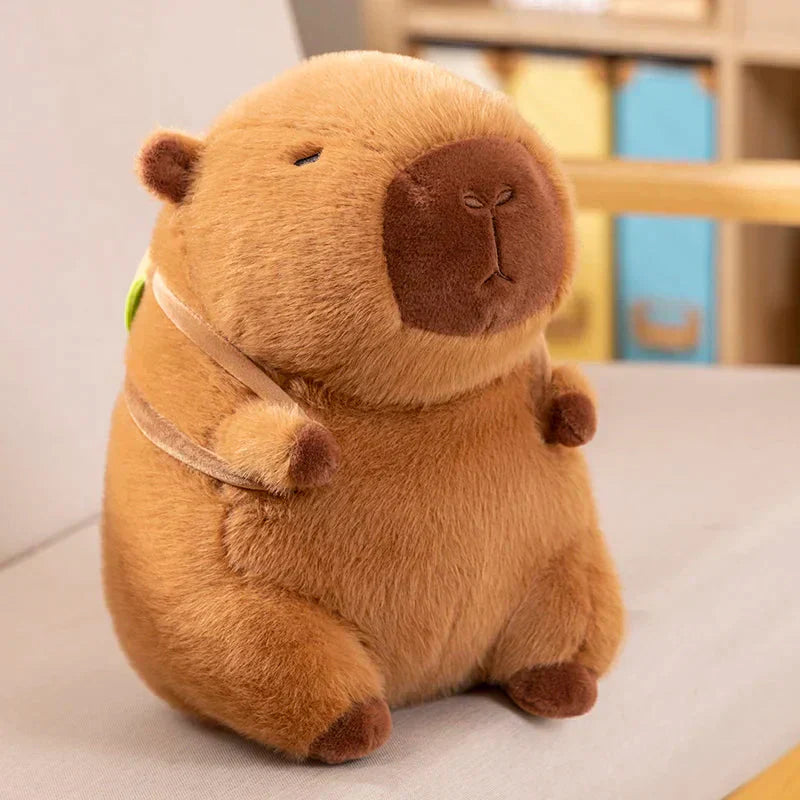 Läcker Capybara Burger Plyschleksak – Mjuk och Kramvänlig