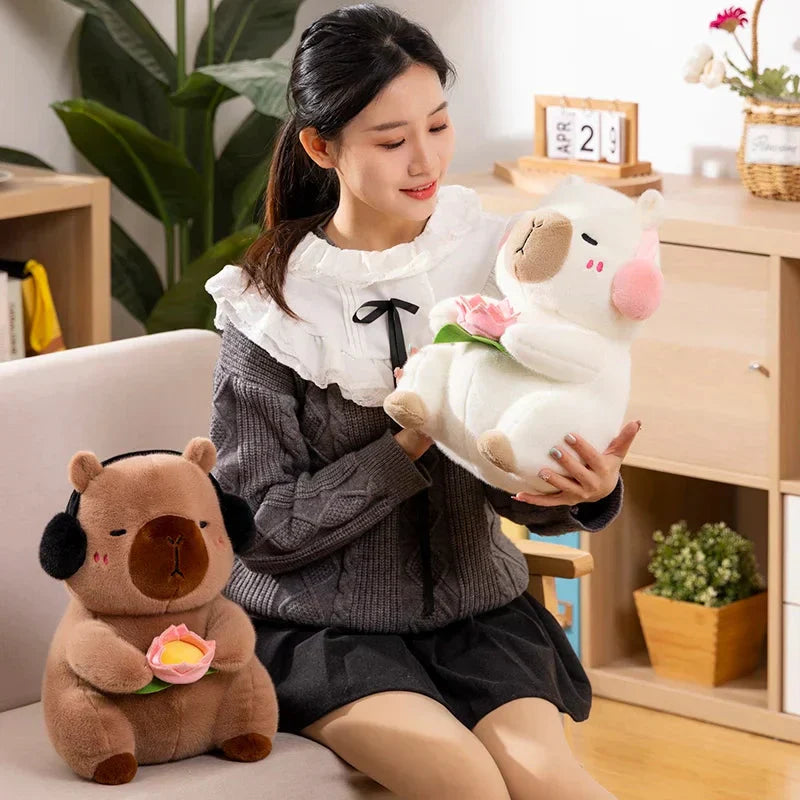 Fuzzy Capybara og Abe Plüschnapper – Bløde Venner