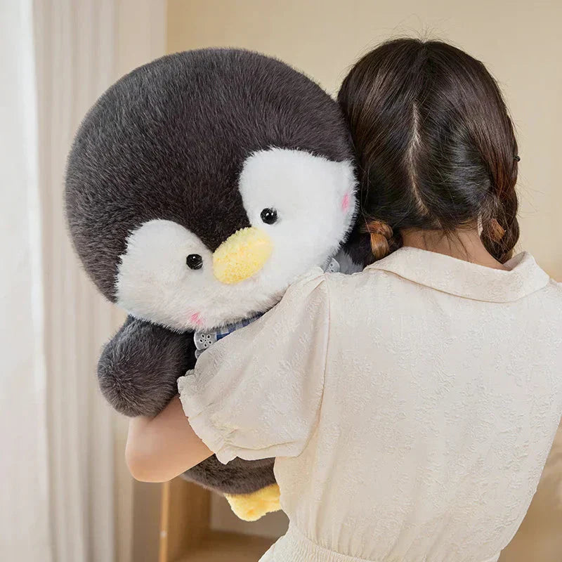 Bløde Pinguin-Plushdyr med Læderforklæde – Sæt af 3