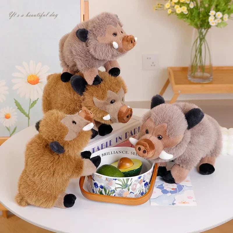 Flauschigt vildsvin plush legetøj