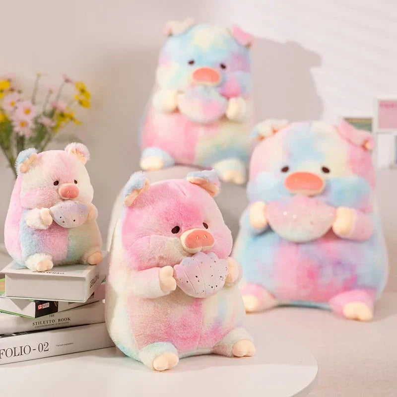 Galaxy Regnbåge Grisliknande Mussla Plush Figur