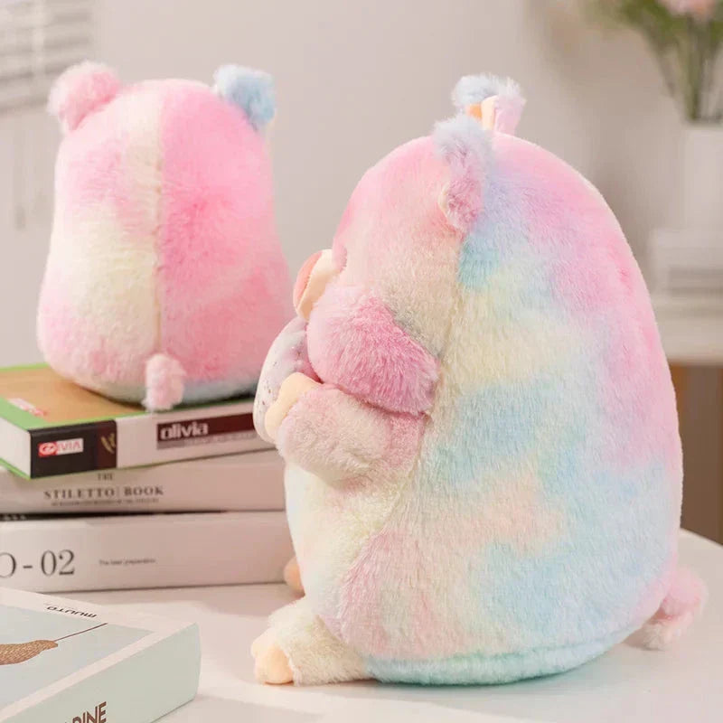 Galaxy Regnbåge Grisliknande Mussla Plush Figur