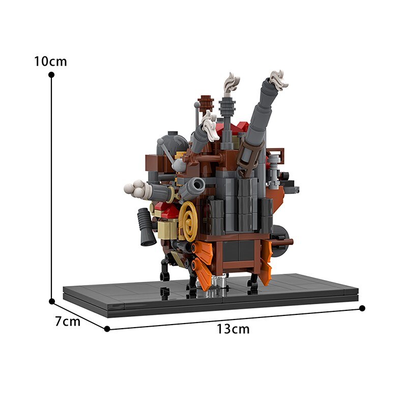 Bygg själv Howl's Moving Castle – Enkelt byggklossset