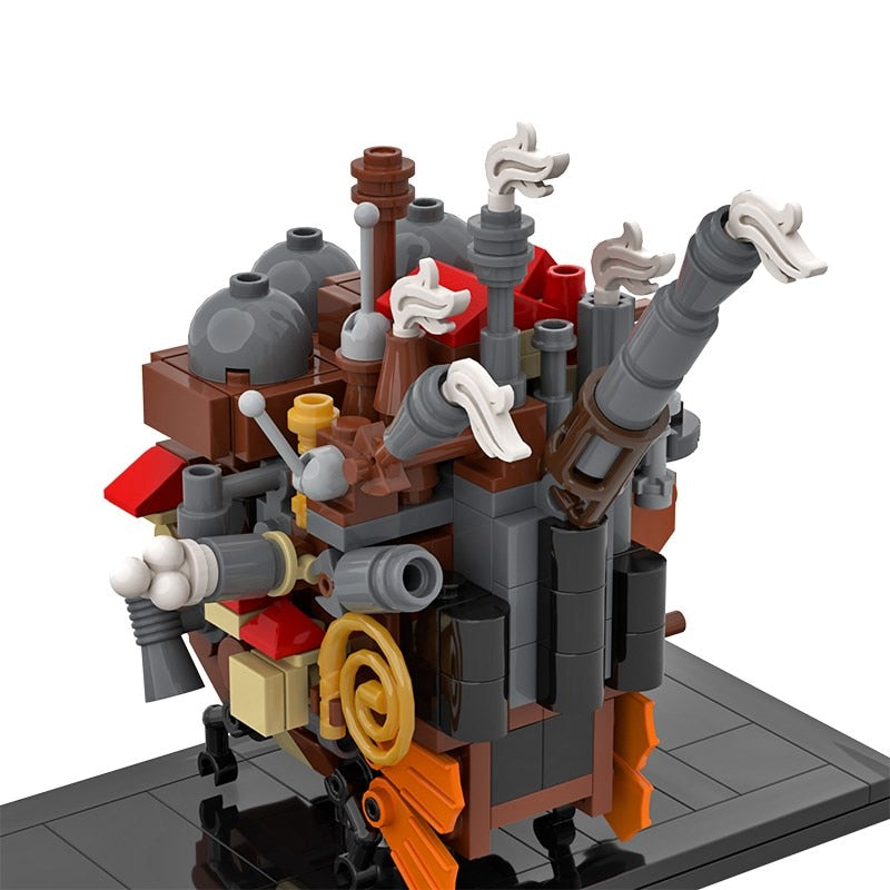 Bygg själv Howl's Moving Castle – Enkelt byggklossset