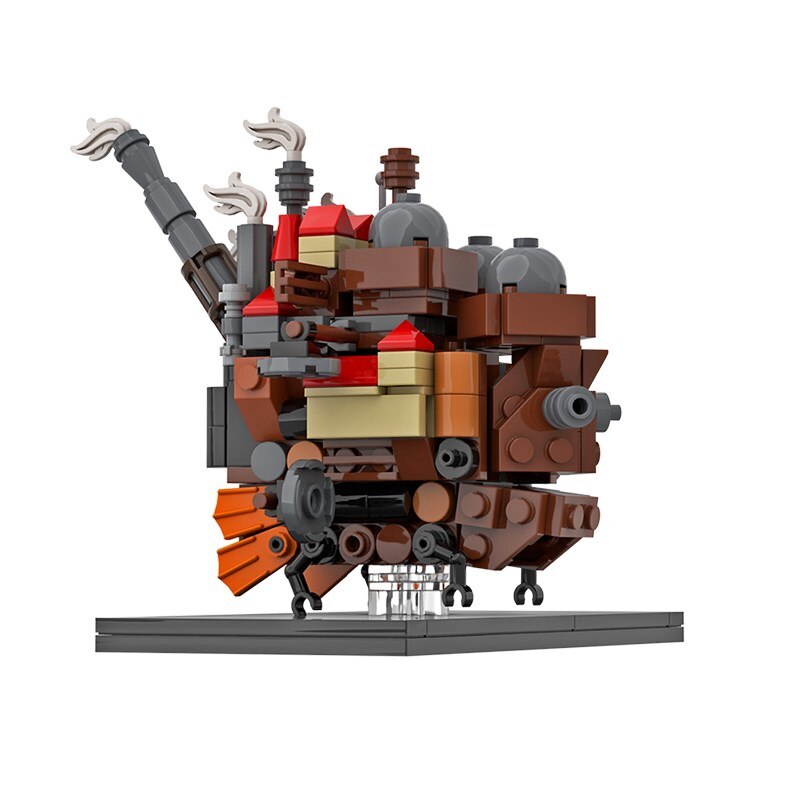 Bygg själv Howl's Moving Castle – Enkelt byggklossset