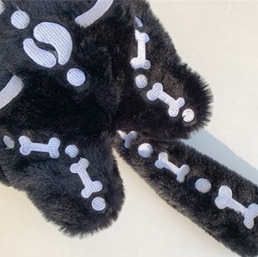 Mini Skelet Plush Rygsæk – Fløjtende Design