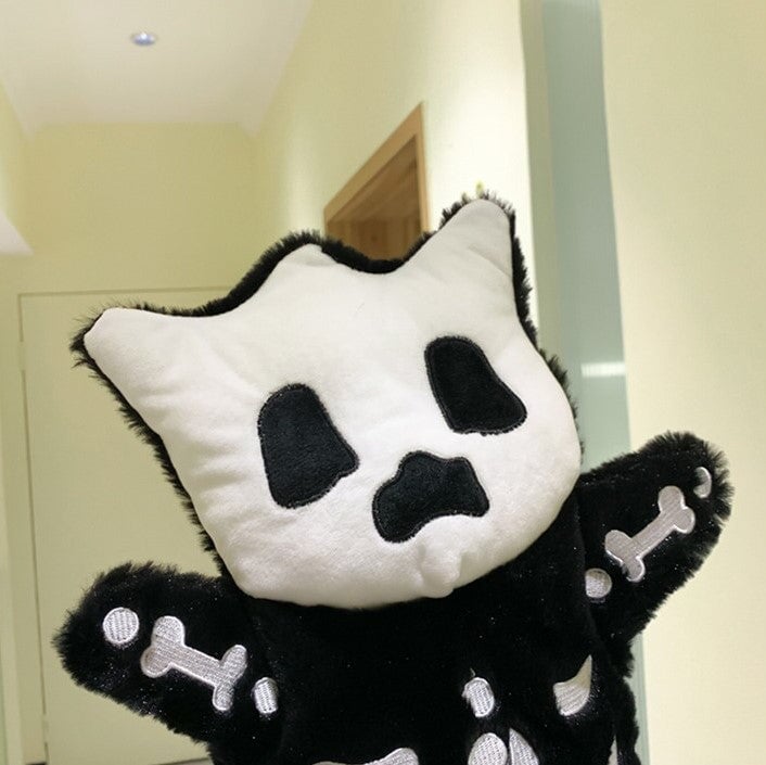 Mini Skelet Plush Rygsæk – Fløjtende Design