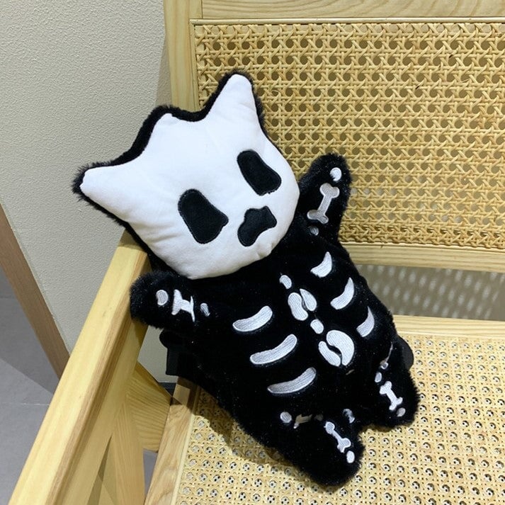 Mini Skelet Plush Rygsæk – Fløjtende Design