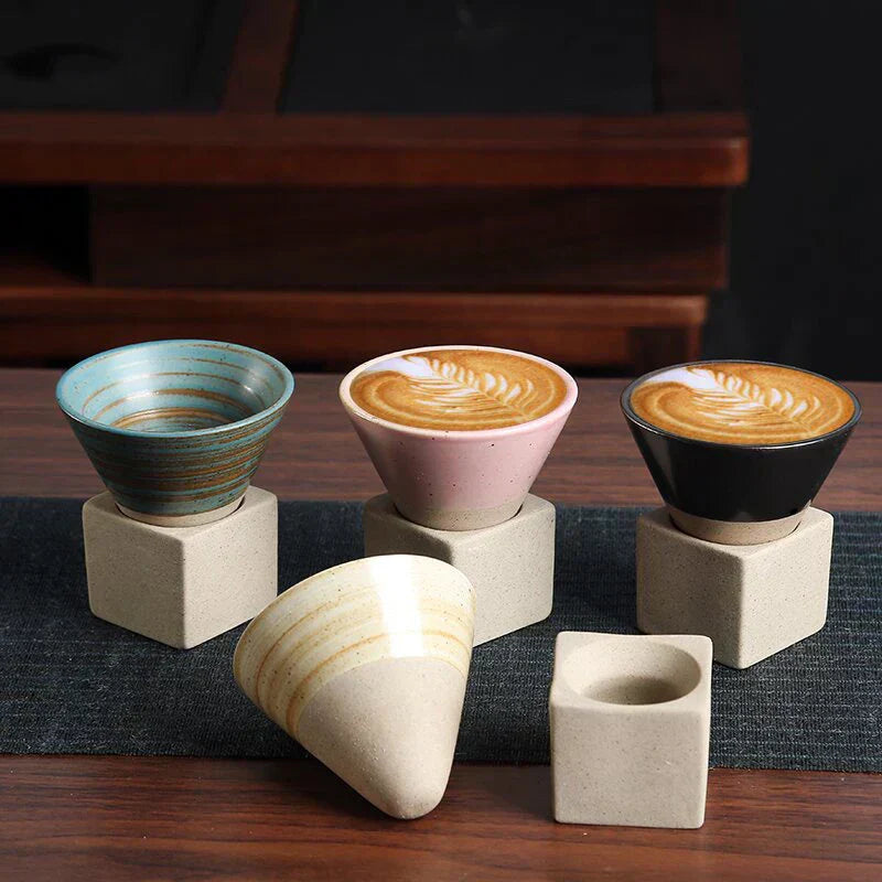 Håndlavet Japansk Kaffe- og Te-Kop - ZenHarmony