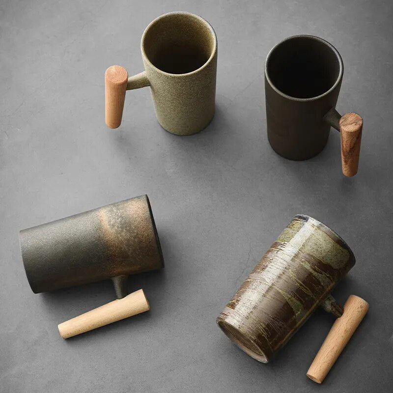 Nordisk Latte Mugg med Naturlig Design – EcoSip