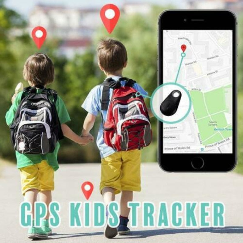 Mini GPS-enhet för spårning av barn med platsspårning i realtid och SOS-funktion