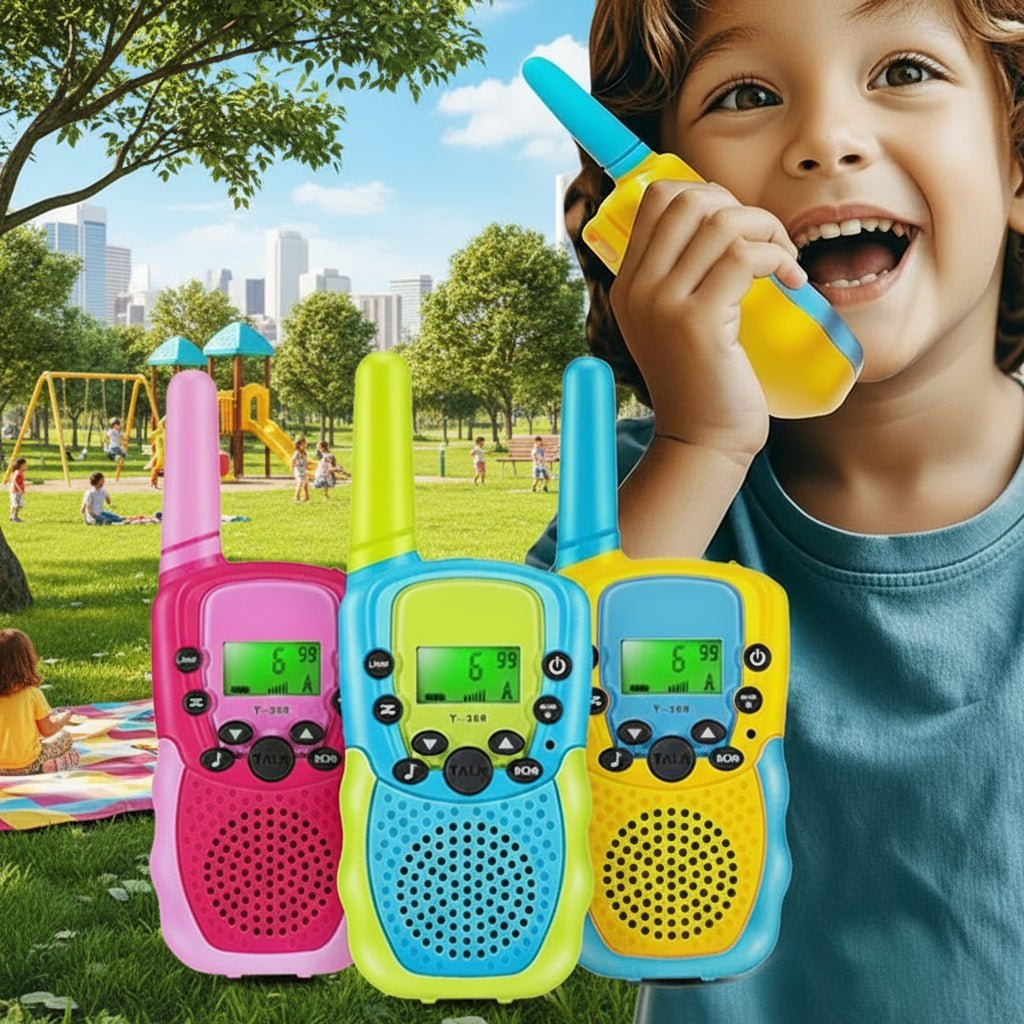 Børne Walkie Talkie Sæt – Perfekt til Udendørs Eventyr