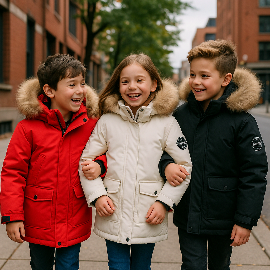 Vinterjakke til Børn - Vandtæt og Varm | Slim Fit Design