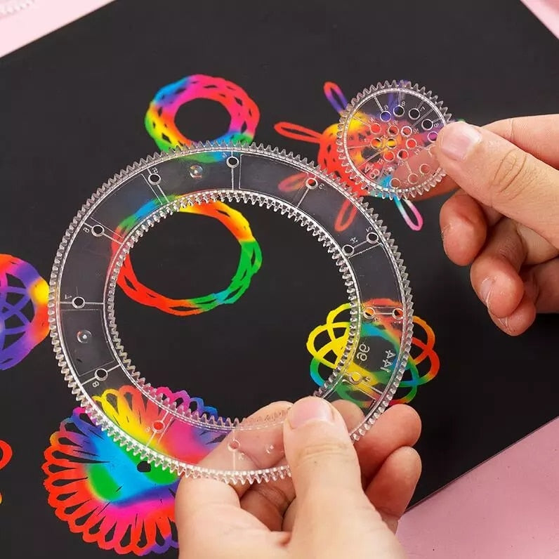 Kreativt Spirograf Sæt - Ubegrænsede Kunstneriske Muligheder