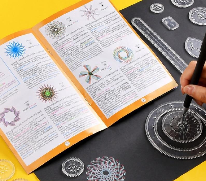 Kreativt Spirograf Sæt - Ubegrænsede Kunstneriske Muligheder