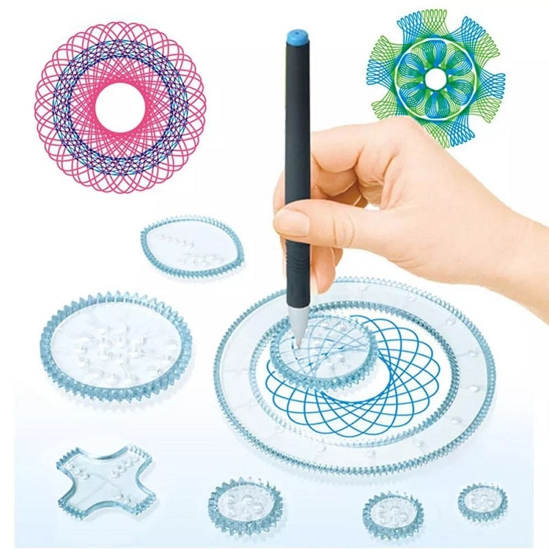 Kreativt Spirograf Sæt - Ubegrænsede Kunstneriske Muligheder