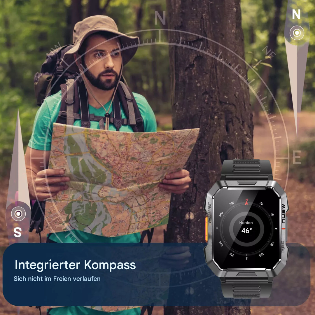 Robust smartklocka för äventyrliga – ExploreGear