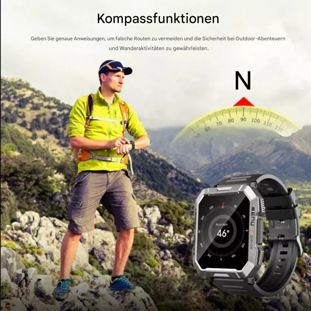 Robust smartklocka för äventyrliga – ExploreGear