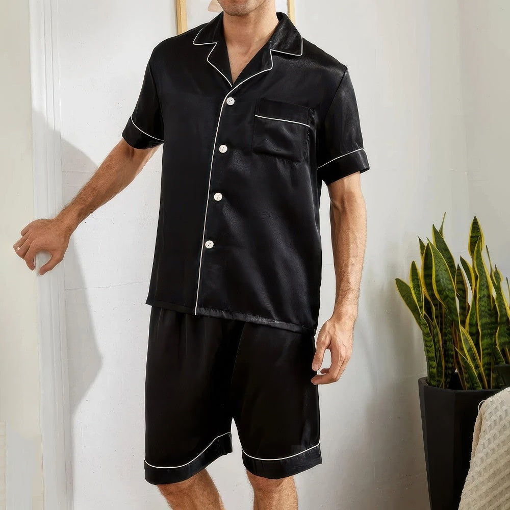 Bekväm pyjamasuppsättning för män | Lätt och andningsbar