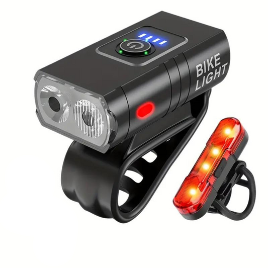 LED Cykellys - 1000 & 500 Lumen | Genopladelig via USB