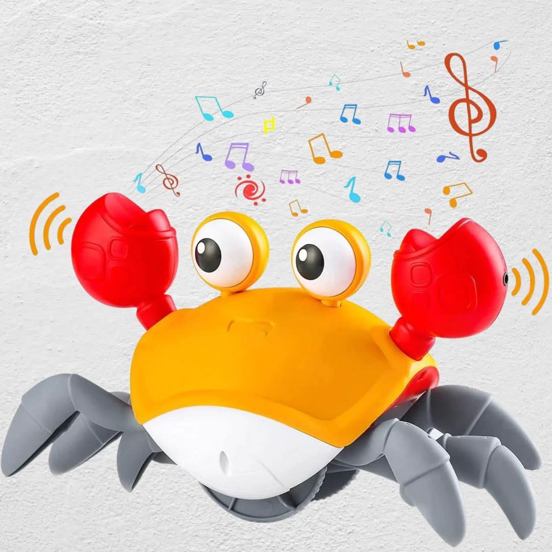 Interaktiv Krabbe Legetøj med Musik og Bevægelse - Krabbe der Krabber