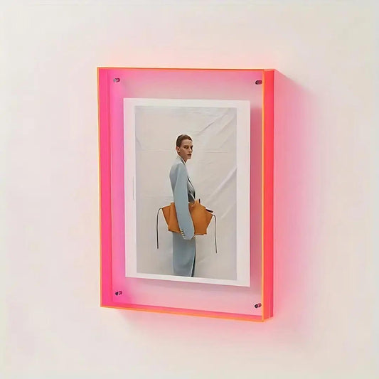 Neon Akryl Fotoram till varje inredning