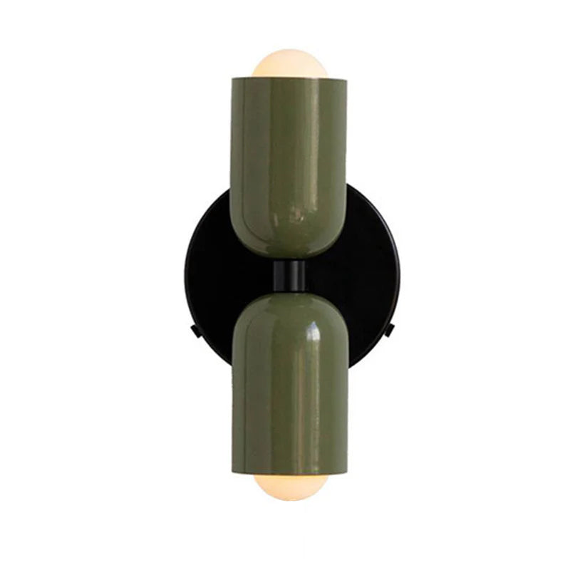Elegant vintage vägglampa med dubbla ljus till det moderna hemmet