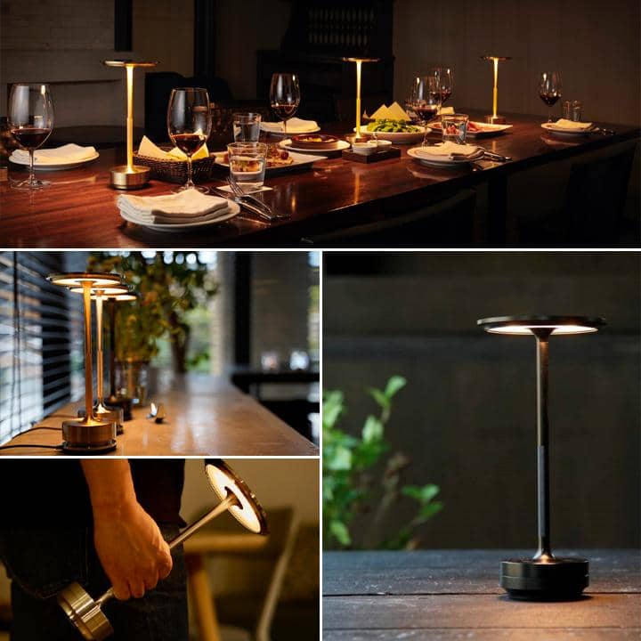 Bærbar Designlampe med Justerbart Lys og Lang Batteritid