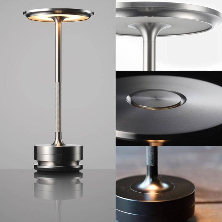 Bærbar Designlampe med Justerbart Lys og Lang Batteritid