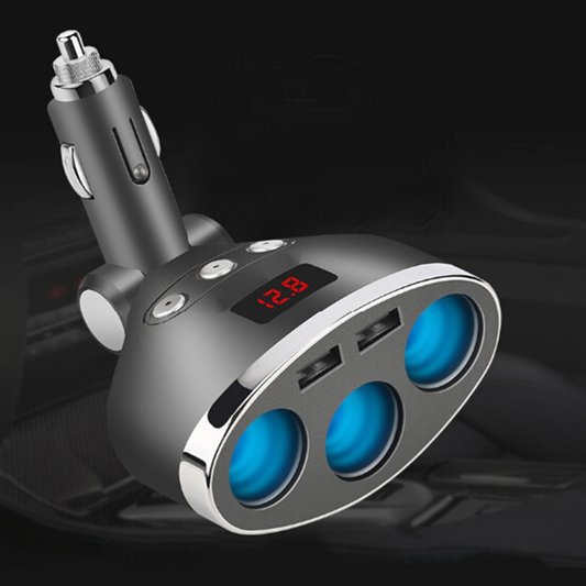 3i1 Dual USB Port Bil lighter Socket Splitter