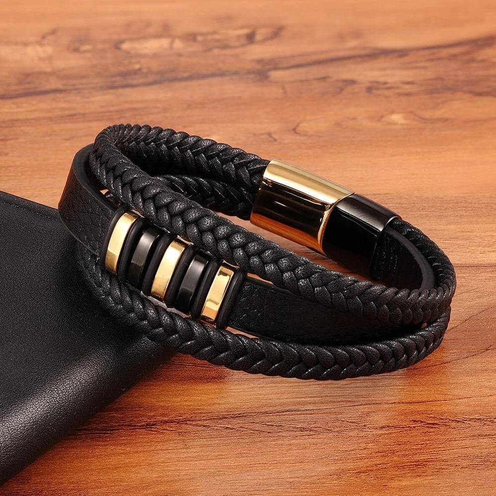 Stilrent läderarmband för män - Tidlös elegans