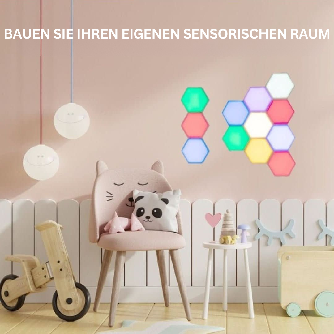 Interaktiv Hexagonal Belysning – GlowHex