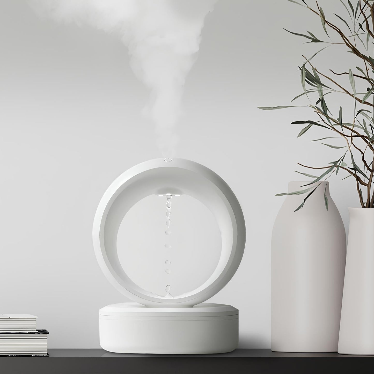 Aroma Diffuser med LED og Anti-Tyngdekraft Mist