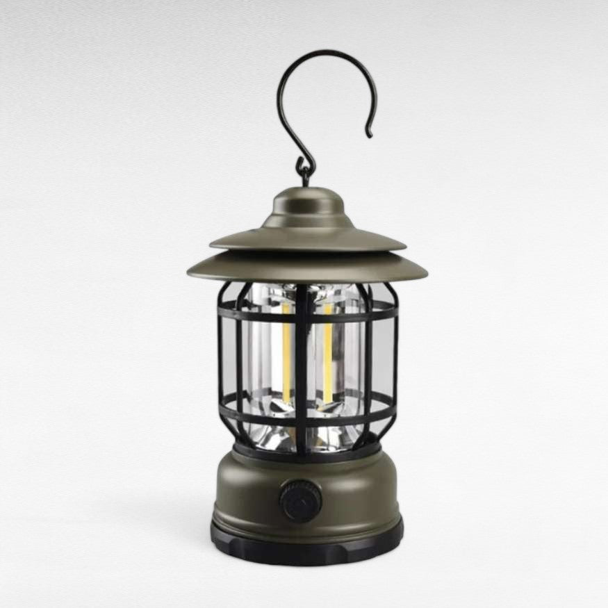 Uppladdningsbar campinglampa – Vintage LED med justerbart ljus