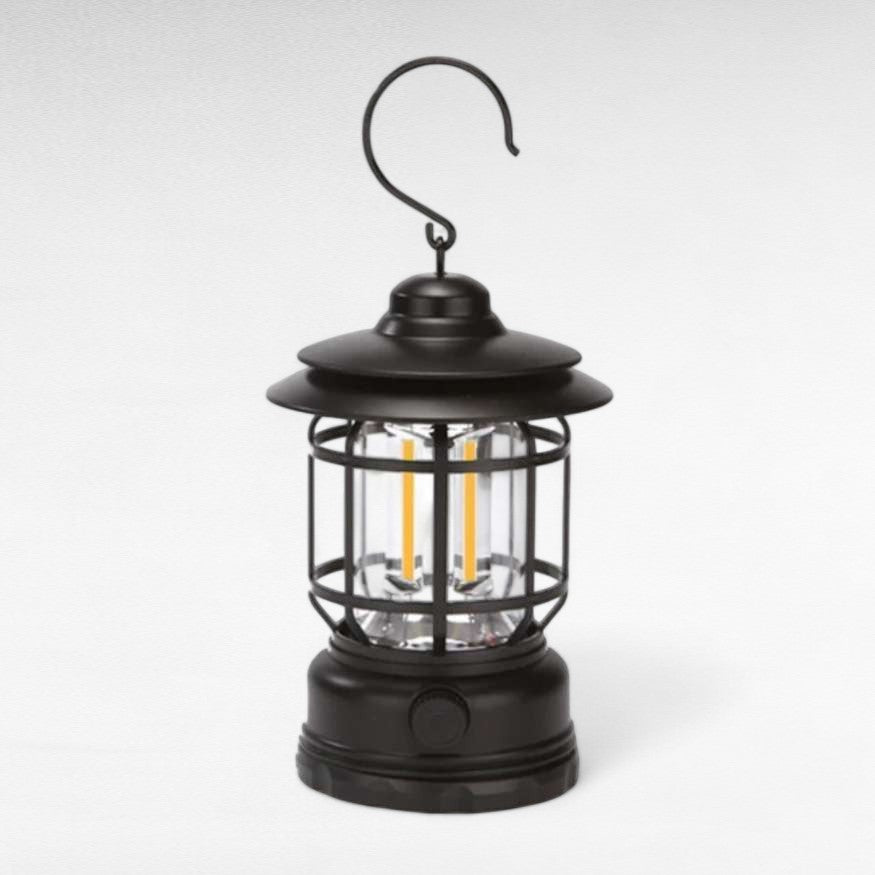 Uppladdningsbar campinglampa – Vintage LED med justerbart ljus