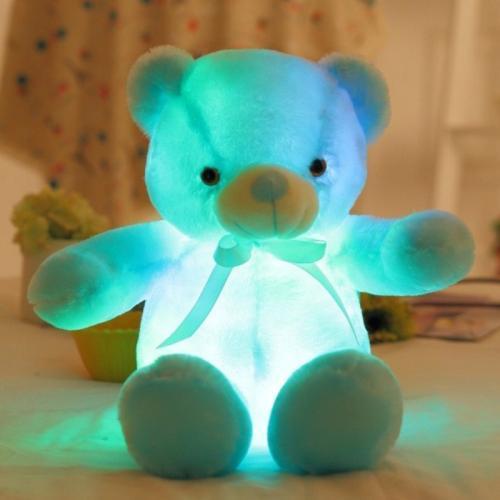 Magisk LED Bamsebamse som Lyser i Mørket