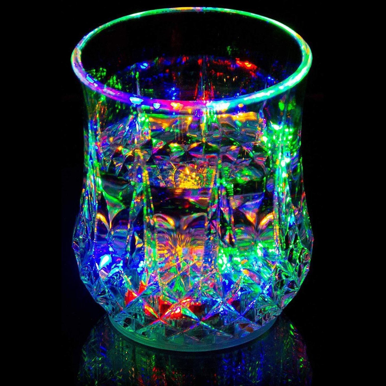 Væskestyret LED-glas med særligt lysdesign