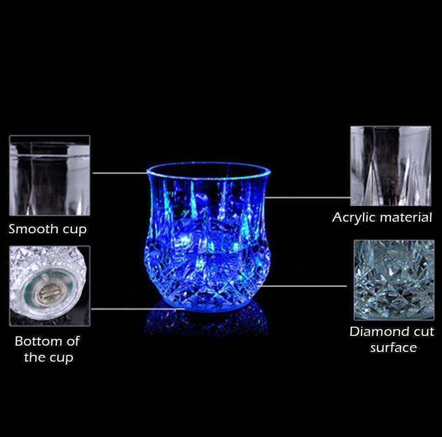 Væskestyret LED-glas med særligt lysdesign